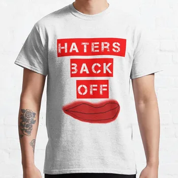 Haters Atgal Išjungti T-Shirt mens baltos spalvos sportinius marškinėlius, custom t shirts, kurti savo dizaineris marškinėliai vyrams mens grafinis t-shirts Nuotrauka