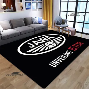 Jawa motociklo logotipu kilimų Mados jogos kilimėlis neslidus kilimų anime kilimas vandentiekis grindų kilimėlis miegamojo puošimas Nuotrauka