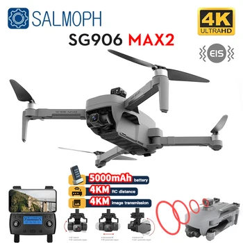 ZLL SG906 MAX2 / MAX 1 Profesinės Drone 4K HD Kamera Kliūčių Vengimo 3-Ašis Gimbal 5G WiFi 4KM GPS Quadcopter RC Dron SG906 Nuotrauka